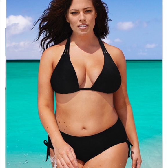 Swimsuits For All Other - Plus size black bikini